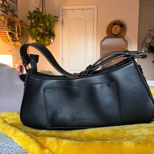 Classic Black Shoulder Bag